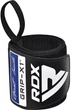 Бинты для запястий (кистевые бинты) RDX WR11 Gym Wrist Wrap Black/Blue (WAH-WR11BU) - изображение 1
