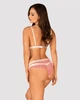 Нежный кружевной комплект Bloomys set Розовый L/XL (61498) - изображение 2