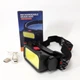 Ліхтар налобний BL-008+COB (white+red), червоне світло, водозахист, вбудований акумулятор - зображення 11