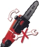 Висоторіз акумуляторний Einhell X-Change GE-LC 18 Li T Kit 2.5 Ah (3410810K) - зображення 7