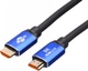 Кабель ATcom HDMI-HDMI V 2.1 (M/M) Real 8K 48Gbps 5m Black/ синій (88855) - зображення 1