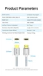 Кабель Vention HDMI-HDMI V2.1 (M/M) Cotton Braided 8K 60Hz 4K 120Hz 48Gbps 1.5m Silver (ALCIG) - зображення 3