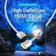 Кабель Vention HDMI-HDMI V2.1 (M/M) Cotton Braided 8K 60Hz 4K 120Hz 48Gbps 1.5m Silver (ALCIG) - зображення 8