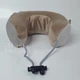Массажная подушка для шеи с USB зарядкой, вибромассажная дорожная подушка, тревел подушка-массажер U-Shaped Massage Pillow, коричневая - изображение 2
