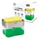 Диспенсер-органайзер Soap Pump Sponge Caddy для мочалок и моющего средства пластиковый з дозатором 14 х 11 х 10 см Светло-серый - изображение 5
