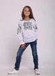Вишиванка з бавовни для дівчинки "Ластівка" Vyshyvanka 4359 Біла 122 - изображение 4