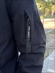 Чорна чоловіча куртка з капюшоном RED Bomber Street Tag Black 54 Чорний - изображение 5