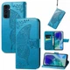 Чехол-книжка с рисунком UniCase Butterfly Pattern для Samsung Galaxy S24 FE (S721) - Blue - изображение 4