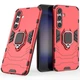 Чохол з підставкою Deexe Hybrid Case для Samsung Galaxy S24 FE (S721) - Red - зображення 1