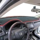 Накидка на торпеду Toyota Corolla E120 2000-2006 чохол панелі приладів чорний кант червоний - зображення 5