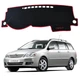 Накидка на торпеду Toyota Corolla E120 2000-2006 чохол панелі приладів чорний кант червоний - зображення 1