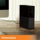 Зовнішній жорсткий диск 3.5" USB 16.0 TB WD My Book Black (WDBBGB0160HBK-EESN) Чорний - зображення 4