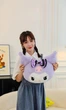 М'яка іграшка подушка Аніме Onegai My Melody Кролик Куромі 50 см My Kigu Плюшевий Фіолетовий (9068) - зображення 2