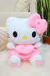 Мягкая игрушка обнимашка Аниме Onegai My Melody Hello Kitty Хеллоу Китти 40 см My Kigu Плюшевый Бело-розовый (9059) - изображение 6