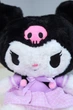 Мягкая игрушка обнимашка Аниме Onegai My Melody Кролик Куроми 35 см My Kigu Плюшевый Черно-фиолетовый (9055) - изображение 2