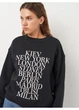 Світшот H&M S Чорний 1011828_бел.надп - зображення 4