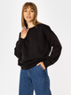 Bluza damska bez kaptura oversize Lee Cooper Santi 4585 S Czarna (5905991711377) - obraz 3