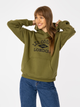 Bluza damska z kapturem oversize Lee Cooper Logo 2975 XL Khaki (5905991710530) - obraz 1