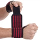 Бинты TA-4861 STRENGTH WRIST WRAPS Zelart кистевые для жима пара размер регулируемый PL эластан black/red - изображение 2
