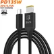 Кабель для зарядки ноутбука Lenovo с тригером PD 135W Type-C на DC 11.0х4.5х6.0 (20V/6.75A) 2 метра - изображение 1