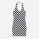 Сукня коротка літня жіноча H&M 0966557 L Чорна з білим (KAY2000001538784_PS2030000347131) - зображення 3
