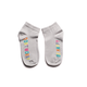 Шкарпетки короткі сірі з принтом Don`t worry, Be happy безшовні ORGANIC cotton JILL ANTONY 35-37 арт. 31004 - зображення 4