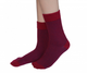 Високі шкарпетки у смужку безшовні якісні 100% ORGANIC cotton JILL ANTONY малинові 38-40 - зображення 1