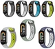 Ремешок Becover Vents Style для Xiaomi Mi Smart Band 9 Black-Green (BC_711984) - изображение 2