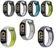Ремінець Becover Vents Style для Xiaomi Mi Smart Band 9 Black-White (BC_711985) - зображення 2
