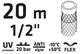 Садовий шланг Verto Економ (1/2", 20 м) для поливання (22324) - зображення 5