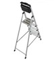 Алюминиевая лестница-стремянка Krause MultiGrip 126535 (5 ступенек) односторонняя расставная (22886) - изображение 4