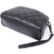 Жіноча сумка прошита ромбами на лицьовій стороні з натуральної шкіри Vintage 22807 Чорний - изображение 5