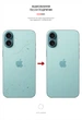 Захисна плівка на задню панель для смартфона Apple iPhone 16 Plus ArmorStandart Carbone Transparent (ARM79607) - зображення 3