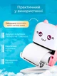 Портативный детский термопринтер Portable Mini Printer Розовый с 5 рулонами термобумаги - изображение 6