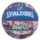 Мяч баскетбольный Spalding Graffiti Blue Red Уни 7 (84377Z) 7 - изображение 1
