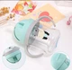 Поїльник непроливайка з силіконовою трубочкою ручками 250 мл/Бегемот - зображення 2