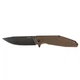 Ніж складаний туристичний Ruike D191-W, (9.2 см) 8Cr13Mov / G10 + steel 420 коричневий - зображення 6