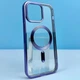 Чехол Wave Sides Chrome Case MagSafe Box iPhone 16 Sierra Blue - изображение 1