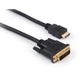 Кабель мультимедийный HDMI to DVI 24+1 5.0m Vinga (VCPHDMIDVI5)[19734] - изображение 1