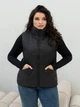 Теплый жилет женский стеганный удлиненный MODA 20115/1 50 Черный ( M - 20115/1 A ) - изображение 1