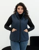 Теплый жилет женский стеганный удлиненный MODA 20115/1 52 Синий ( M - 20115/2 B ) - изображение 5