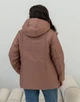 Женская демисезонная куртка с капюшоном MODA 0075 60 Темно-бежевый (M -0075 /2 F ) - изображение 6