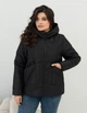 Жіноча куртка демісезонна з капюшоном MODA 000431 52 Чорний (M -000431 /1 E ) - зображення 1