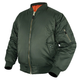 Куртка Бомбер летная US BASIC MA1® FLIGHT JACKET Оливковая L - изображение 5