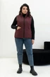 Теплий жилет жіночий стьобаний подовжений MODA 20115/1 54 Бордовий ( M - 20115/3 C ) - зображення 2