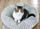Мягкая лежанка-кровать для собак и кошек спальное место для животных Pet Choice 35×30 см. Серый - изображение 5