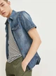 Сорочка Jack & Jones 217104502 S (80270S) Синий - изображение 5