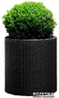 Горшок для цветов Keter Cylinder Planter L Серый (7290103669430) - изображение 1