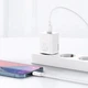 Мережевий зарядний пристрій Baseus Super Si 1Type-C + Cable Type-C to Lightning 20W TZCCSUP-B02 White - зображення 3