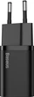 Сетевое зарядное устройство Baseus Super Si 1Type-C + Cable Type-C to Type-C 1m 25W TZCCSUP-L01 Black - изображение 2